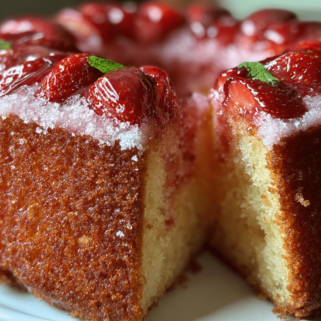 Strawberry Pound Cake