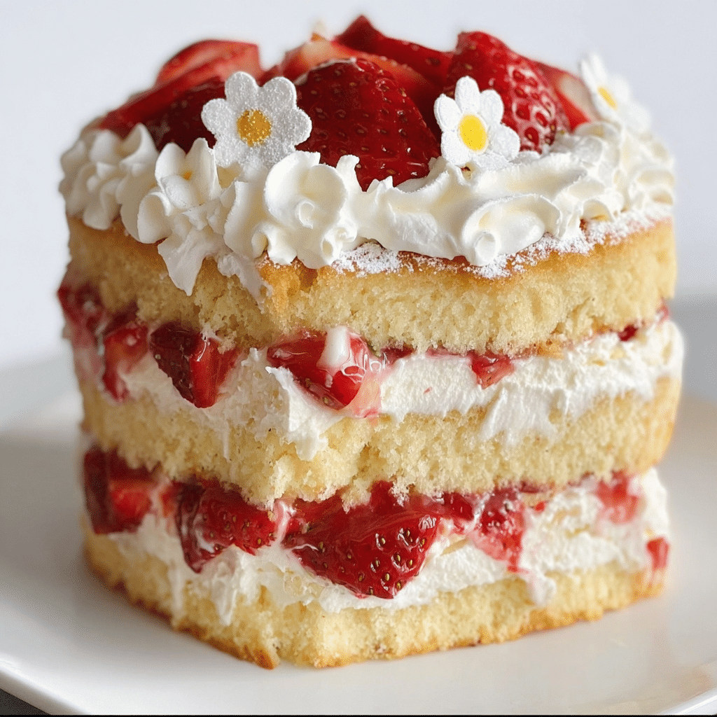 Strawberry Shortcake Layer Cake