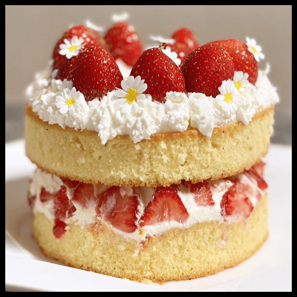 Strawberry Shortcake Layer Cake