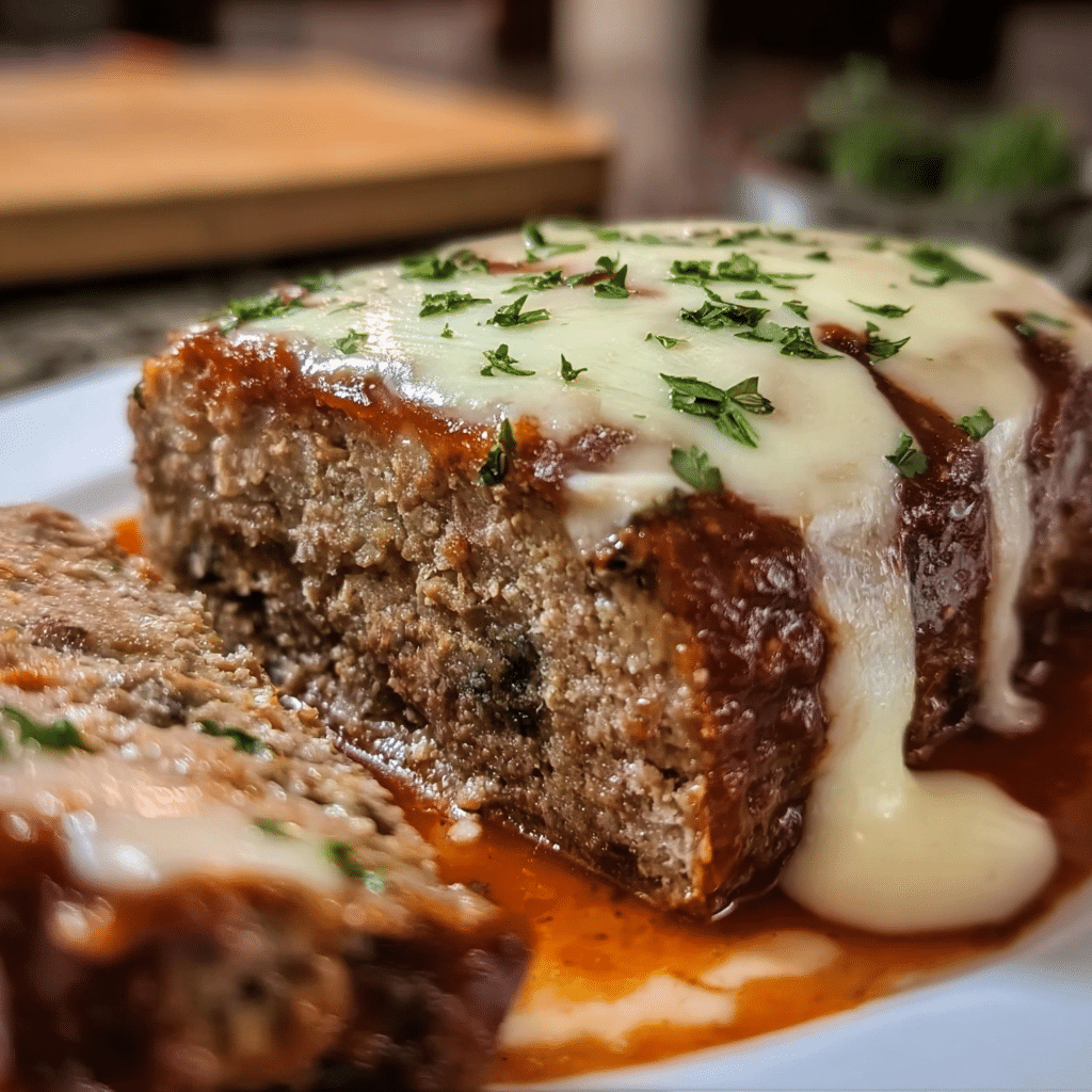 Stuffed Meatloaf With Mozzarella