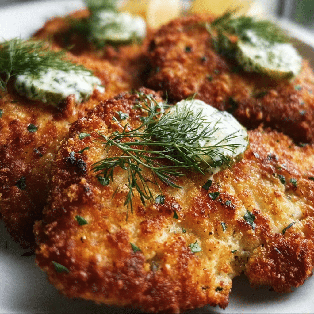 The Best Crispy Dill Pickle Parmesan Chicken
