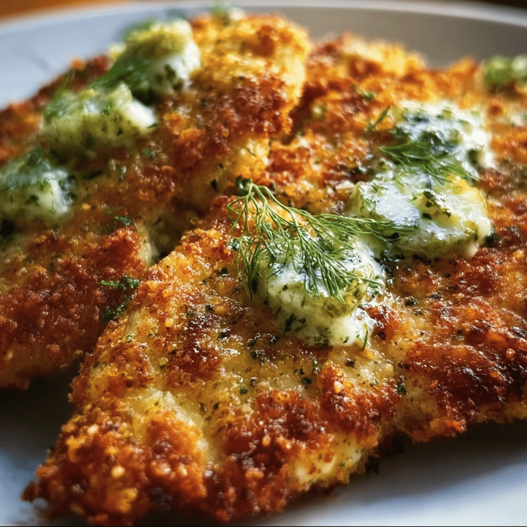 The Best Crispy Dill Pickle Parmesan Chicken