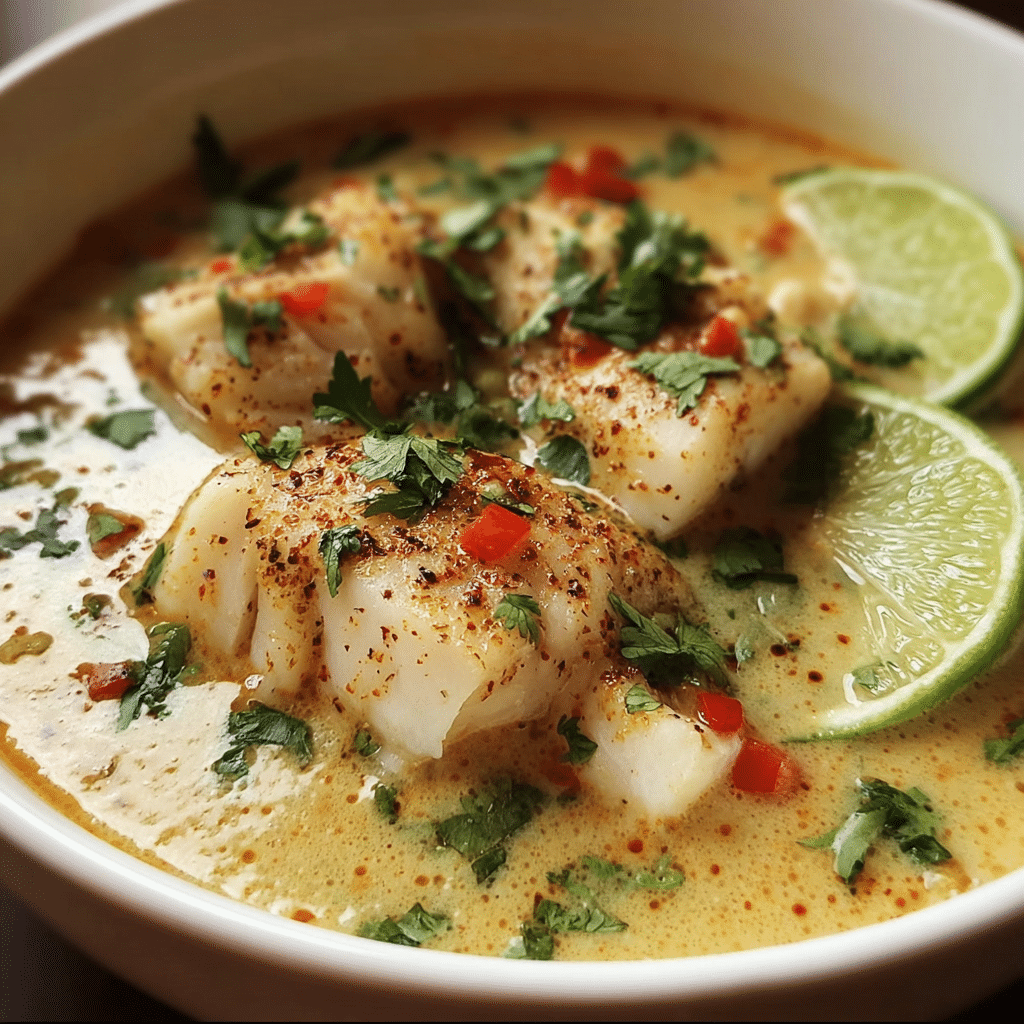 Coconut Lime Fish Soup