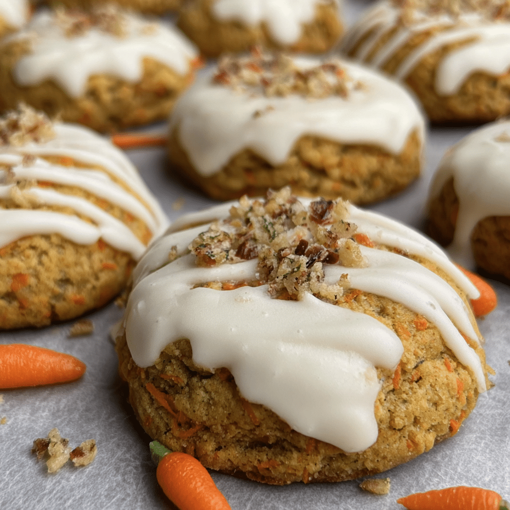 Crumbl Carrot Cake Cookies