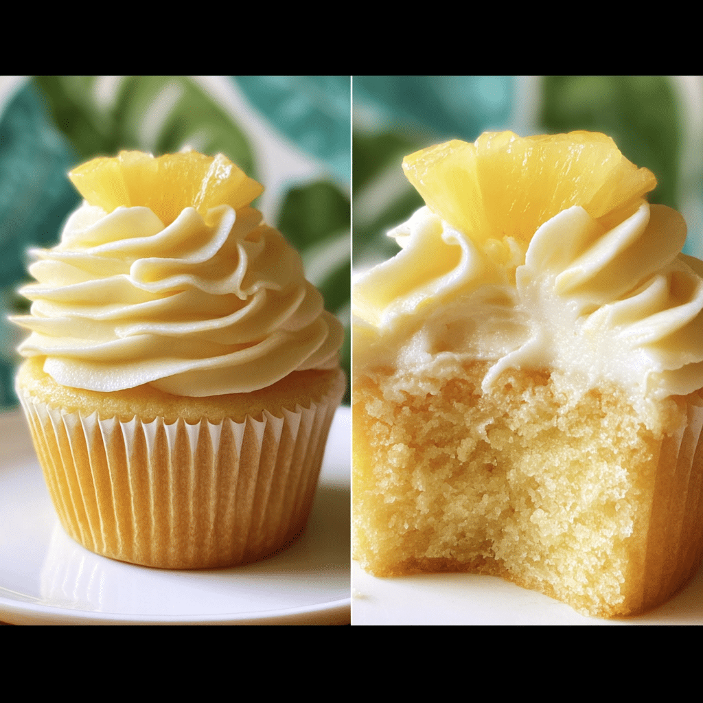Dole Whip Cupcakes