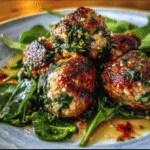 Easy Spinach & Garlic Meatballs