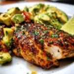 Fiesta Lime Chicken With Avocado