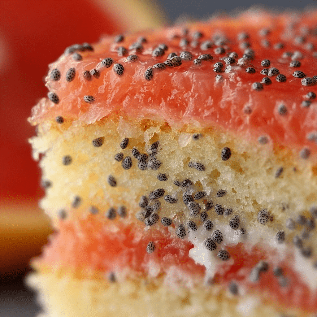 Grapefruit Poppy Seed Cake
