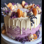 Lavender And Peach Dream Cake