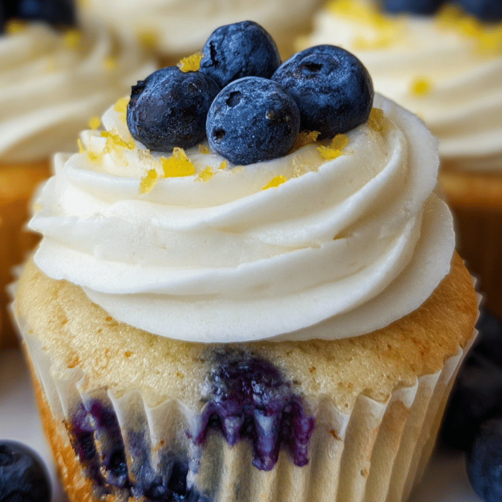 Lemon Blueberry Cupcakes