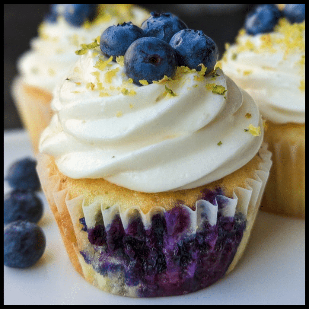 Lemon Blueberry Cupcakes