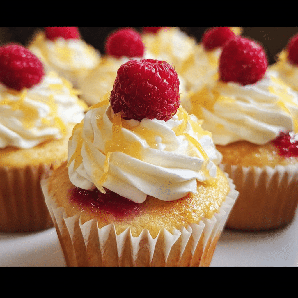 Lemon Raspberry Cupcakes