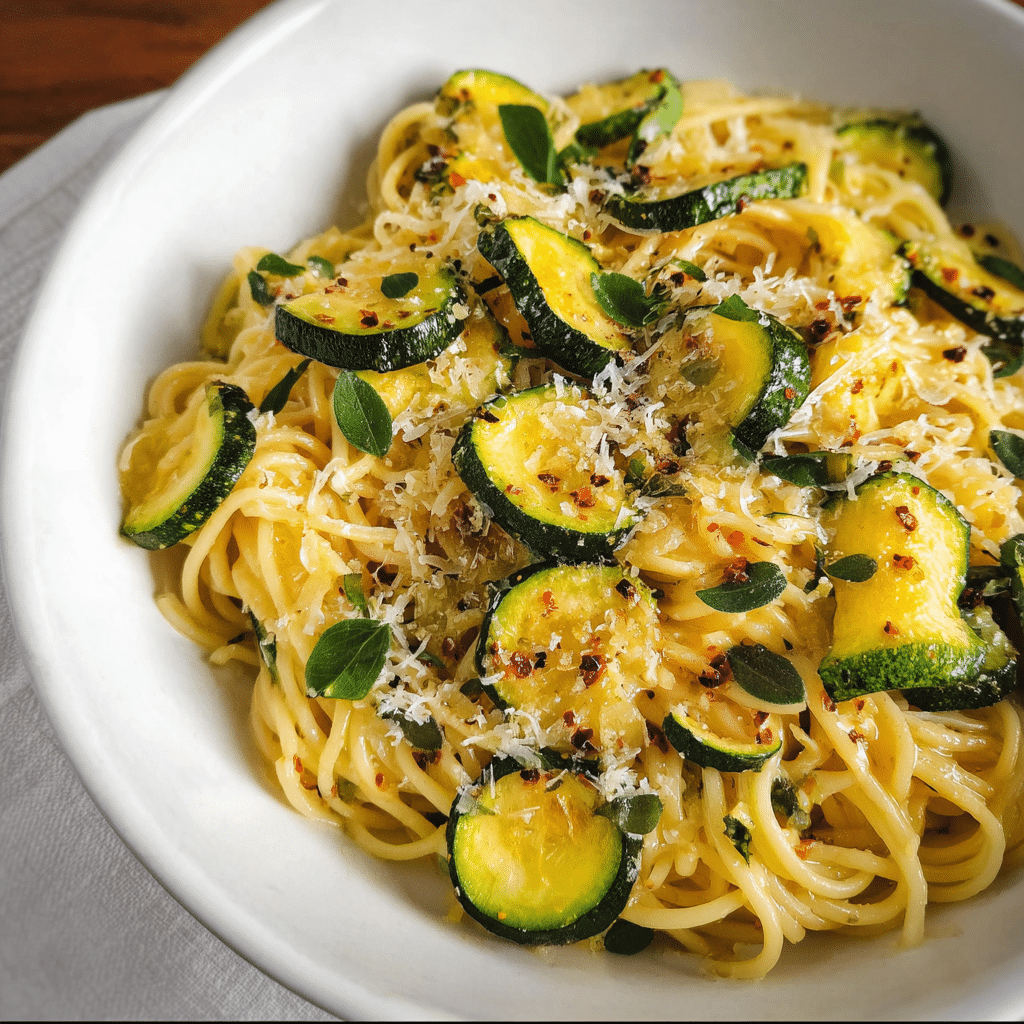 Lemon Zucchini Pasta