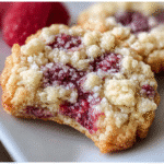 Raspberry Crumble Cookies