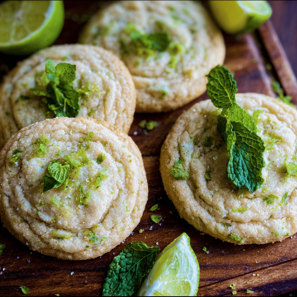 Soft And Chewy Mojito Cookies