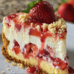 Strawberry Shortcake Cheesecake Bliss